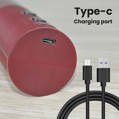 Rechargeable electric can opener with USB-C charging port